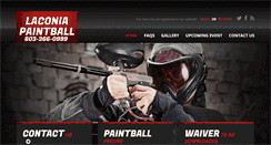 Desktop Screenshot of laconiapaintball.com